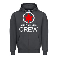 Smoke aviation air canada crew Zipper Hoodie - artisFamous