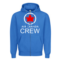 True Royal aviation air canada crew Zipper Hoodie - artisFamous
