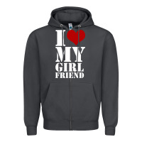 Smoke i heart my girlfriend shirt Zipper Hoodie - artisFamous