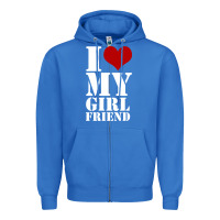 True Royal i heart my girlfriend shirt Zipper Hoodie - artisFamous