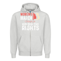 Dove Grey women’s march for reproductive rights pro choice feminist, women’s Zipper Hoodie - artisFamous