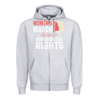 Heather Grey women’s march for reproductive rights pro choice feminist, women’s Zipper Hoodie - artisFamous