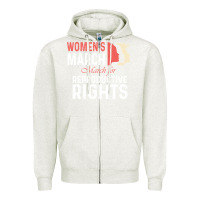 Oatmeal Heather women’s march for reproductive rights pro choice feminist, women’s Zipper Hoodie - artisFamous