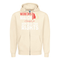 Sandshell women’s march for reproductive rights pro choice feminist, women’s Zipper Hoodie - artisFamous