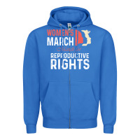 True Royal women’s march for reproductive rights pro choice feminist, women’s Zipper Hoodie - artisFamous