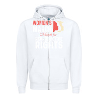 White women’s march for reproductive rights pro choice feminist, women’s Zipper Hoodie - artisFamous