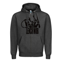 Charcoal Heather lench mob ice cube nwa west coast crewneck Zipper Hoodie - artisFamous