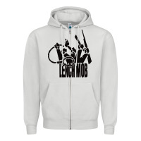 Dove Grey lench mob ice cube nwa west coast crewneck Zipper Hoodie - artisFamous