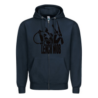 Navy lench mob ice cube nwa west coast crewneck Zipper Hoodie - artisFamous