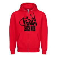 Red lench mob ice cube nwa west coast crewneck Zipper Hoodie - artisFamous
