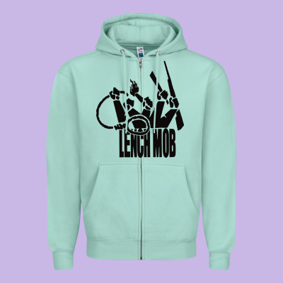 Lench Mob Ice Cube Nwa West Coast Crewneck Zipper Hoodie Designed By Artisfamous