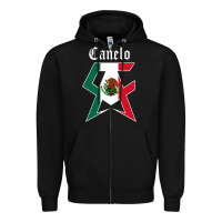 Black canelo alvarez Zipper Hoodie - artisFamous