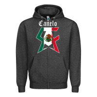 Charcoal Heather canelo alvarez Zipper Hoodie - artisFamous