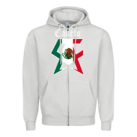 Dove Grey canelo alvarez Zipper Hoodie - artisFamous