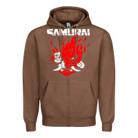 Chestnut cyberpunk 2077 Zipper Hoodie - artisFamous
