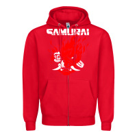 Red cyberpunk 2077 Zipper Hoodie - artisFamous