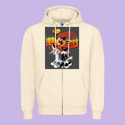 Cartoon Zipper Hoodie Designed By Artisfamous