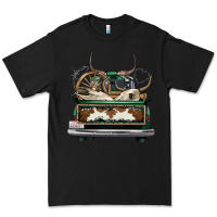Black cowhide and hunter truck olivia Premium Tee - OliviaCreatesArt