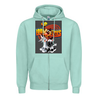 Seafoam cartoon Zipper Hoodie - artisFamous