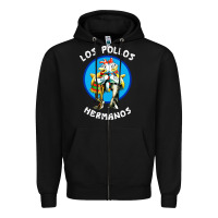Black los pollos hermanos classic Zipper Hoodie - artisFamous
