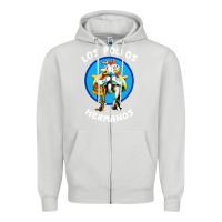 Dove Grey los pollos hermanos classic Zipper Hoodie - artisFamous