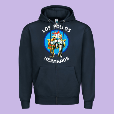 Los Pollos Hermanos Classic Zipper Hoodie Designed By Artisfamous
