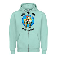 Seafoam los pollos hermanos classic Zipper Hoodie - artisFamous
