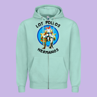 Los Pollos Hermanos Classic Zipper Hoodie Designed By Artisfamous