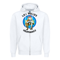 White los pollos hermanos classic Zipper Hoodie - artisFamous