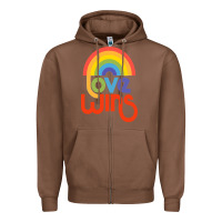 Chestnut love  classic Zipper Hoodie - artisFamous
