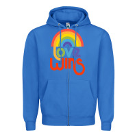 True Royal love  classic Zipper Hoodie - artisFamous