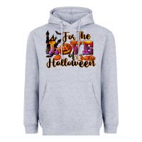 Heather Grey For The Love Of Halloween Heavyweight Hoodie - RanaPortraitStore