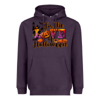 Plum For The Love Of Halloween Heavyweight Hoodie - RanaPortraitStore