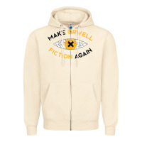 Sandshell make orwell fiction again Zipper Hoodie - artisFamous
