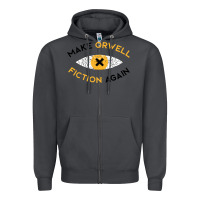 Smoke make orwell fiction again Zipper Hoodie - artisFamous