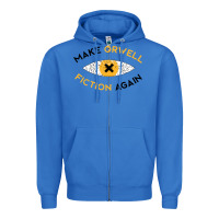 True Royal make orwell fiction again Zipper Hoodie - artisFamous