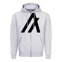 Heather Grey algorand crypto   algorand algo  t shirt Zipper Hoodie - artisFamous