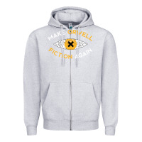 Heather Grey make orwell fiction again Zipper Hoodie - artisFamous