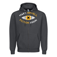 Smoke make orwell fiction again Zipper Hoodie - artisFamous