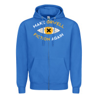 True Royal make orwell fiction again Zipper Hoodie - artisFamous