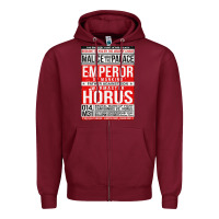 Burgundy malice above the palace essential Zipper Hoodie - artisFamous