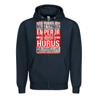 Navy malice above the palace essential Zipper Hoodie - artisFamous