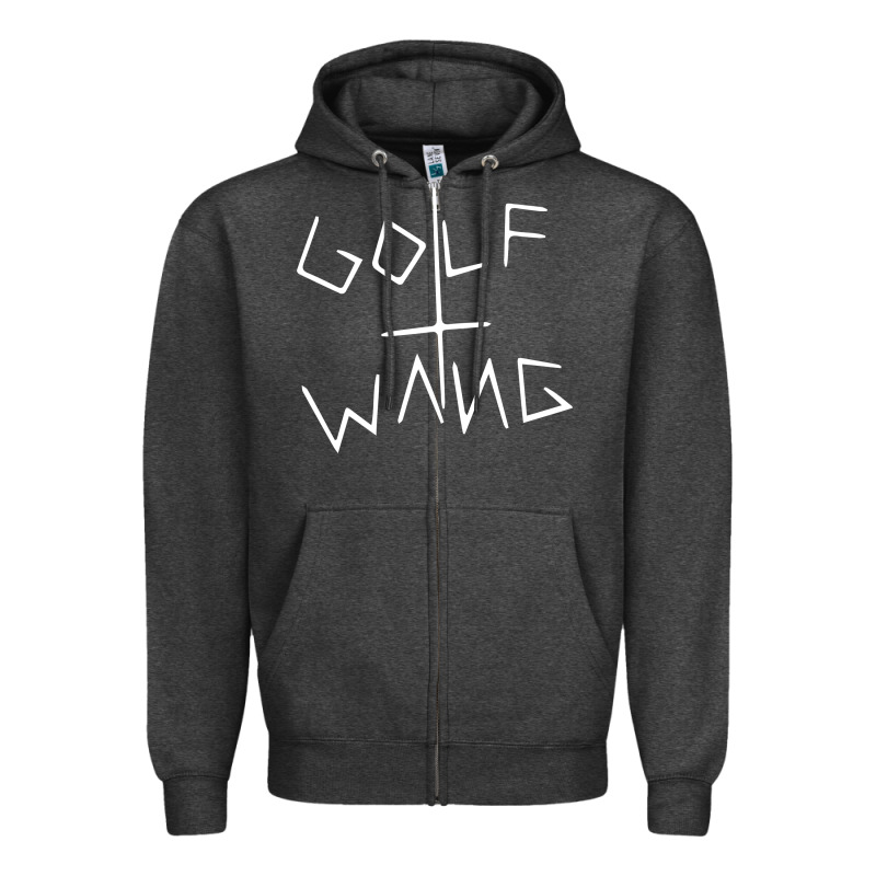 Golf Wang Burgundy Zipper Hoodie by artisFamous | Teevron