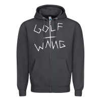 Smoke golf wang burgundy Zipper Hoodie - artisFamous