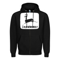 Black grandaddy Zipper Hoodie - artisFamous