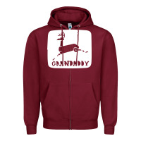 Burgundy grandaddy Zipper Hoodie - artisFamous