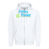 White tool time Zipper Hoodie - artisFamous