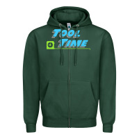 Sports Green tool time Zipper Hoodie - artisFamous