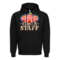 Black circus staff Zipper Hoodie - artisFamous