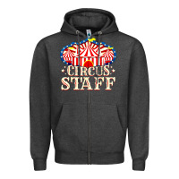 Charcoal Heather circus staff Zipper Hoodie - artisFamous